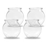 Flat-Sided Fishbowl Party Cups – 4-Pack (22 oz) – Durable