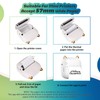 5 Rolls Thermal Printer Paper & 5 Rolls Self-adhesive Stickers,