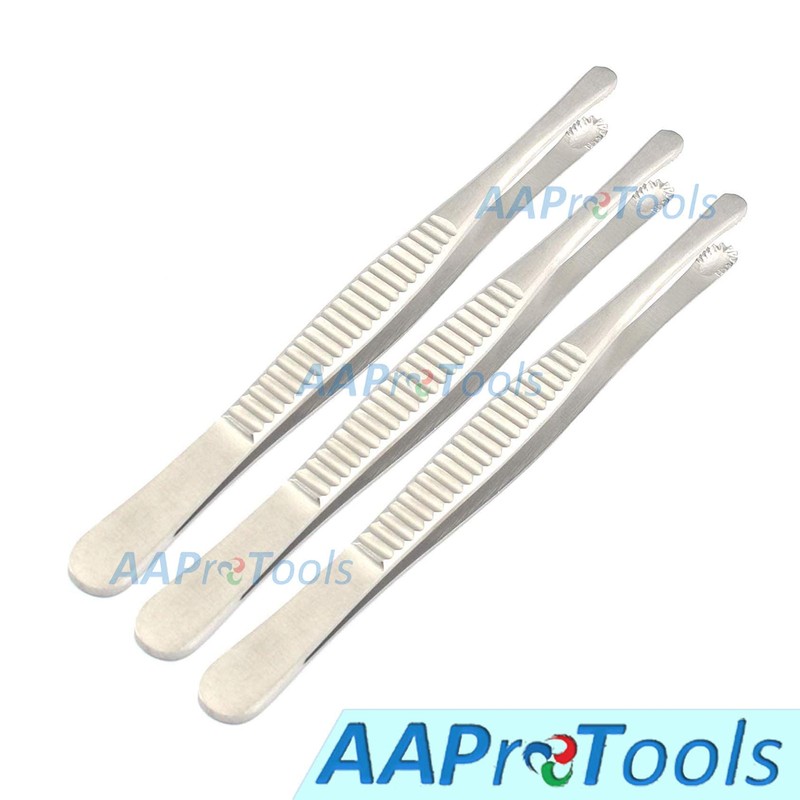 AAProTools 3 Russian Tissue Forceps Surgi Dental Instruments 6"