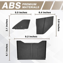 Muslogy Organizador de divisores de guantera Compatible con Nissan Frontier 2022-2025 2026 Accesorios Insertar Divisor de Caja ABS Almacenamiento secundario Guantera Tra
