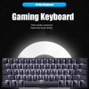 Mechanical Keyboard 61 Keys Three Modes Support Wireless Portable Ergonomic