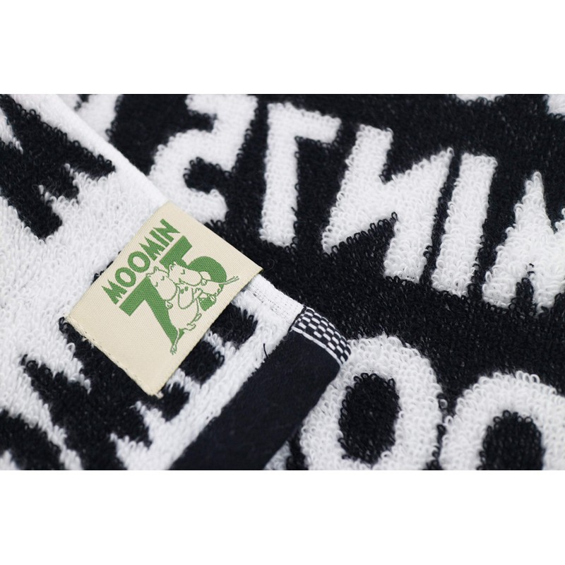 Marushin Moomin Hand Towel, Moomin 75 Anniversary Design, 100% Cotton,
