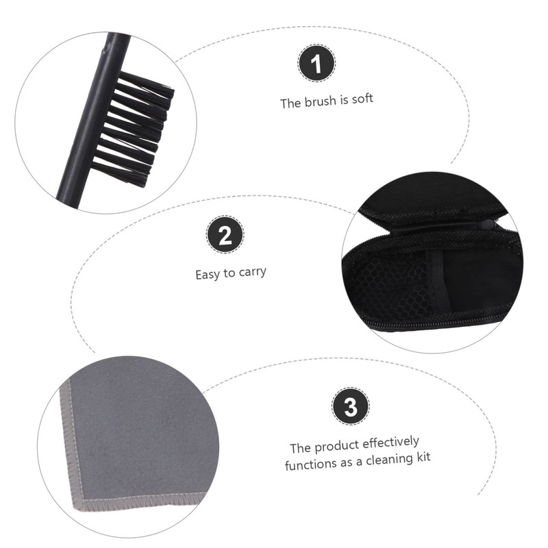 ORFOFE Hearing Aid Cleaning Kit 7-Piece Set Universal Cleaning Brush