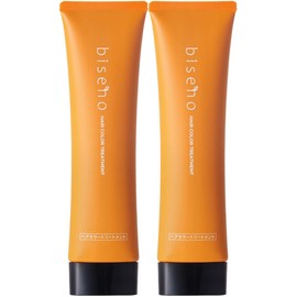  biseno Hair Dye Hair Color Treatment, Natural Black, 5.3 oz (150 g) x 2 (Approx. 2 Months), Diamine Free, Women's, Men's, Floral Scent, Plant-Derived