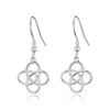 Philip Jones Sterling Silver Celtic Dangle Earrings