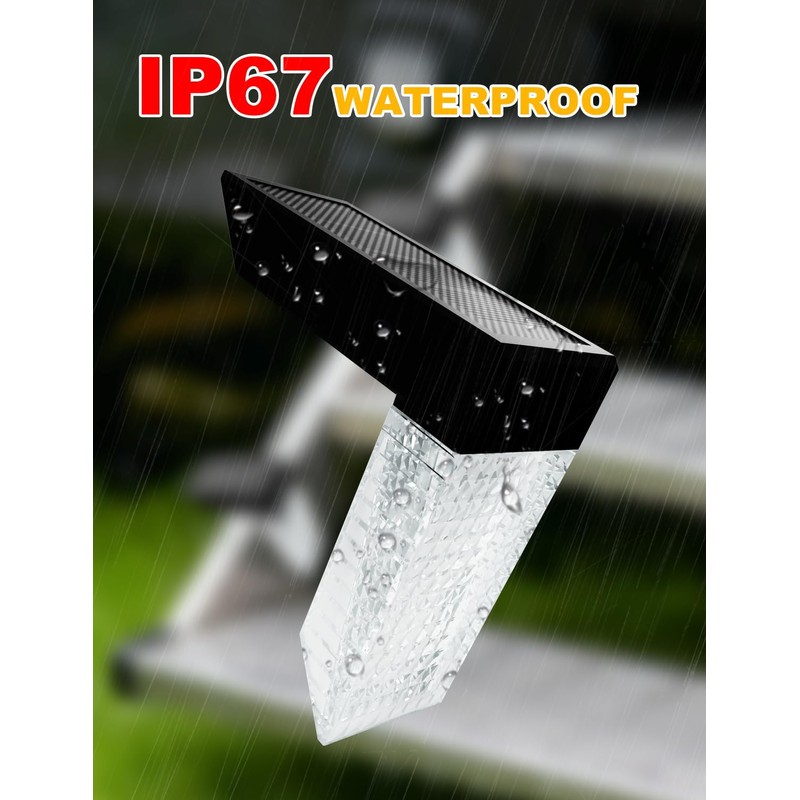ALDST Solar Powered RV Step Lights, Wireless No Drill Outdoor