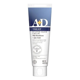 Crema A&D Tratamiento Pañal Óxido de Zinc 4oz Rozaduras Bebé