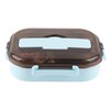 Stainless Steel Lunch Box Food Grade Safe 4 Compartments Portable