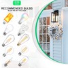 MAXvolador Outdoor Wall Lantern, Exterior Waterproof Wall Sconce Light Fixture,