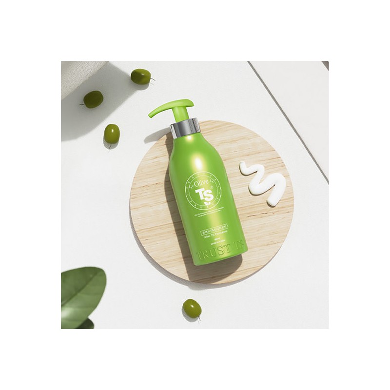 TS Olive Treatment 500g (3 units) + Premium TS Shampoo