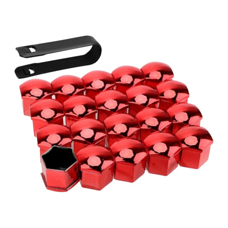 Shiwaki 20 Pcs Car Wheel Lug Nut Cover Protective Cover