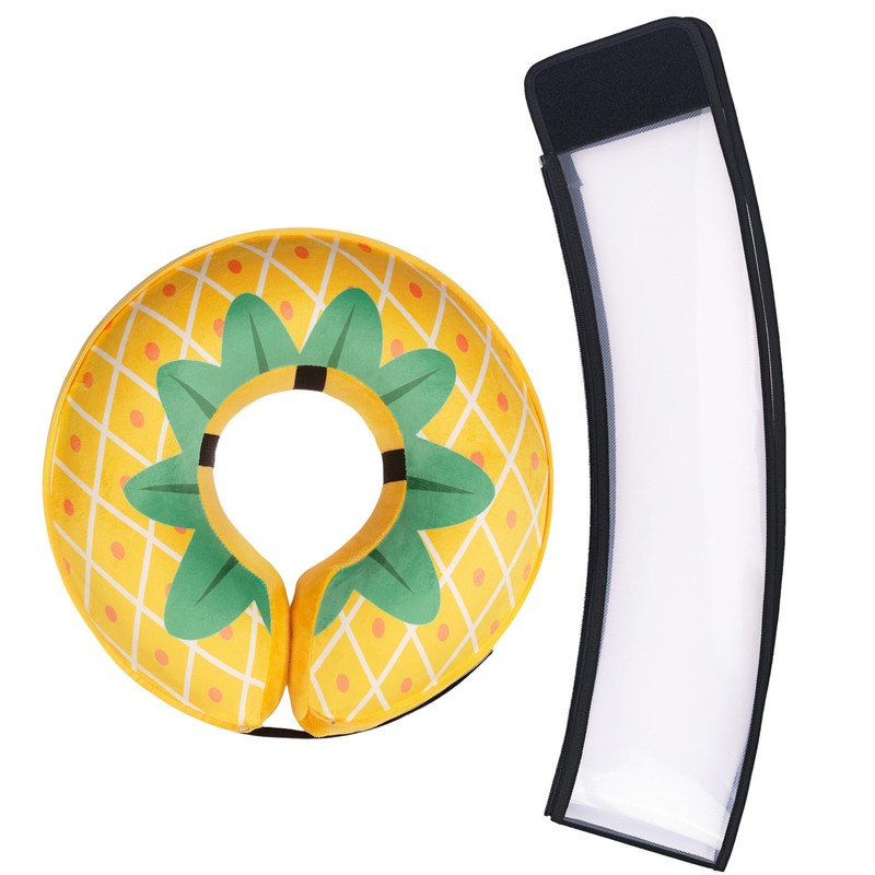Transparent Shield Accessory for Inflatable Dog Cone Collar,Clear Shield Replacement