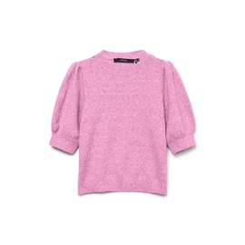 VERO MODA Women's Vmdoffy 2/4 O-Neck Pullover Ga Noos, Bonbon, L