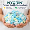 10lbs Shredded Memory Foam Filler for Pillows, Bean Bags &
