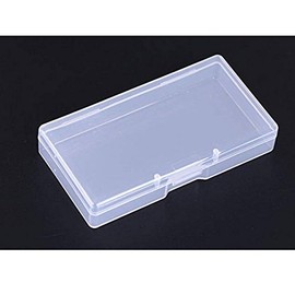 WOIWO 5PCS High Transparency Plastic Business Card Holder, Portable Business Card Holders -for Men & Women