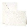 Crane & Co. Blind Embossed Pearl White Notes (CF1162)