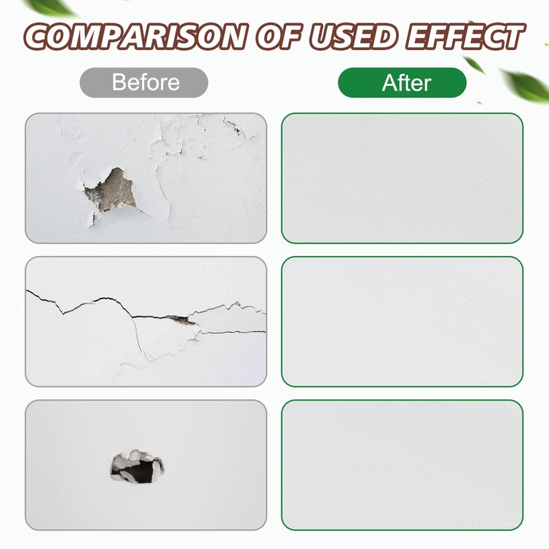 WDSHCR Drywall Repair Kit, 2 Pcs Spackle Wall Repair Patch