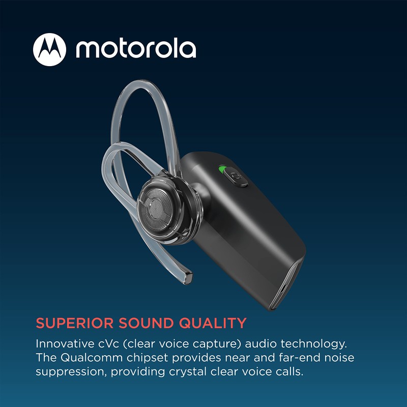 Motorola Sound HK385 Bluetooth Headset in-Ear Mono Bluetooth Earpiece with