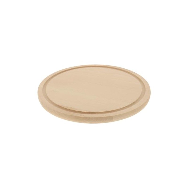 HOFMEISTER® Round Chopping Board with Juice Groove Beech Wood 20