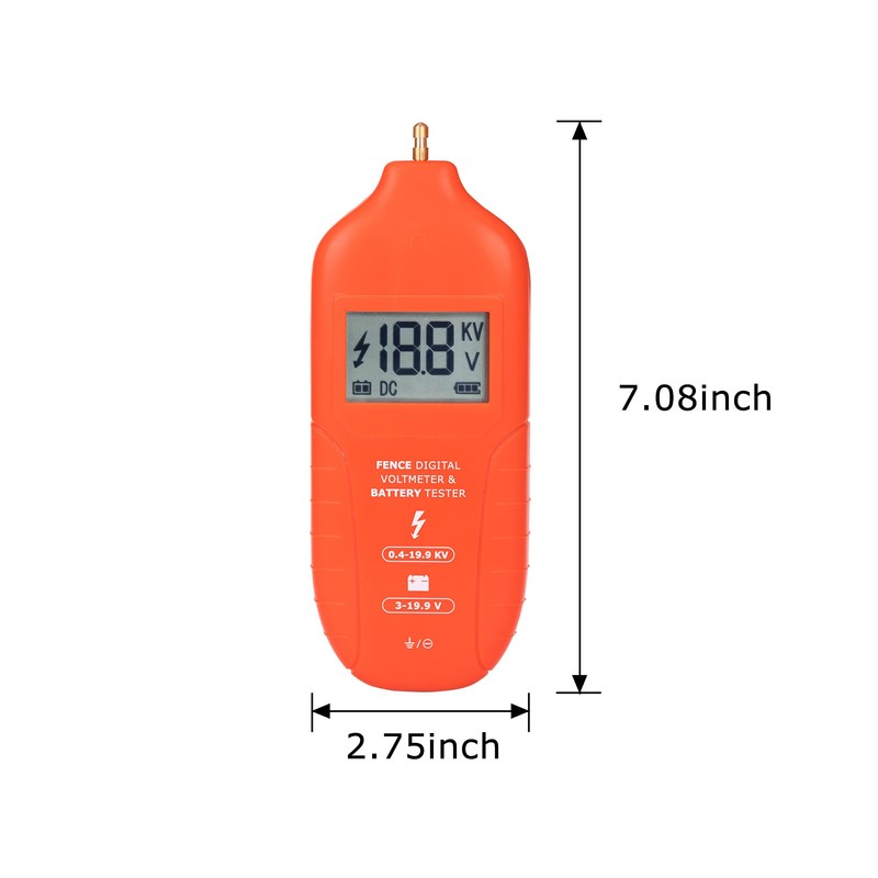 Electric Fence Tester Fault Finder Digital Electric Fence Voltage Tester