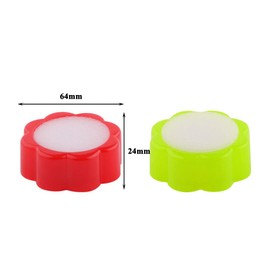 4 Pcs Fingertip Moistener Device Sponge Finger Wet Tool Financial Office Supplies for Casher Counting Cash Money