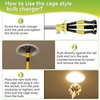 Dreyoo 2 Piece Set Light Bulb Changer, Standard Incandescent Bulb