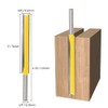 Mesee Set of 2 Pieces Extra Long Straight Router Bit