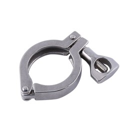 LiebeWH Tri Clamp Clover Stainless Steel Tri Clamp Ferrule 50.5 mm Clover Leaf Stainless Steel Resistant with Flange