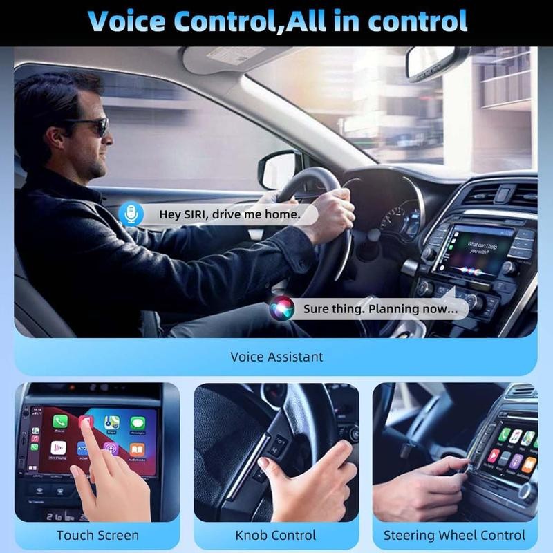 2025 Wireless carplay Adapter for iPhone/Android - Fast Connection, No