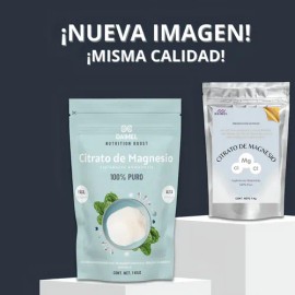 Citrato De Magnesio Dnc SportPro En Polvo 1kg Grado Alimenticio Sabor Natural Bolsa