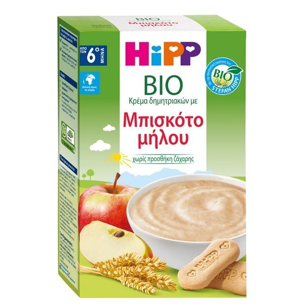 Hipp Bio Cereal Cream with Apple Biscuit 6m+ 250 g