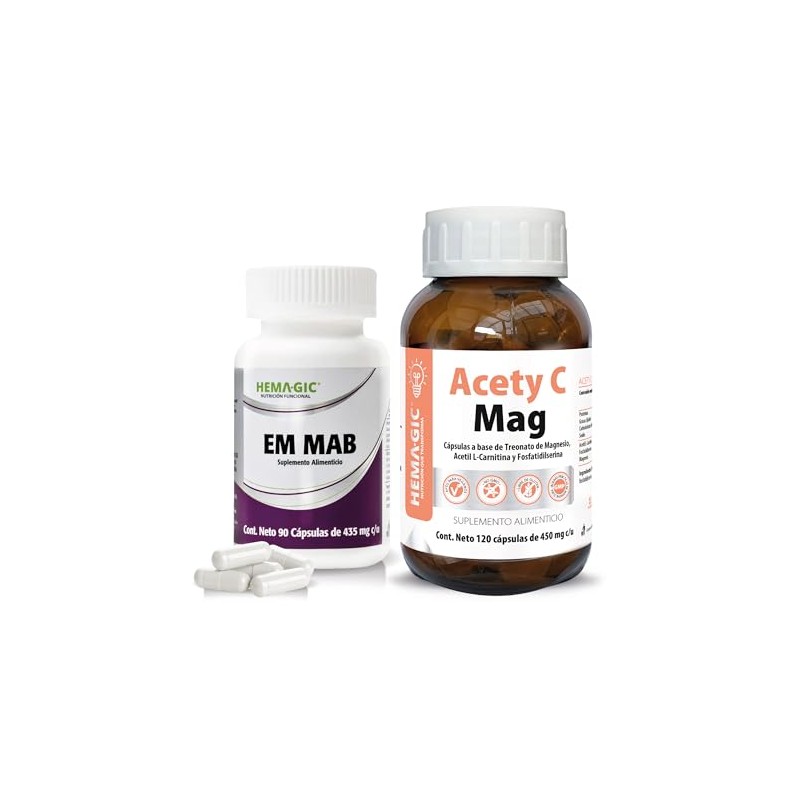 Kit ACETY-C MAG + EM-MAB - Magnesio y Aminoácidos