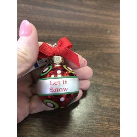 Gantz Christmas Ball Name Ornament Let It Snow