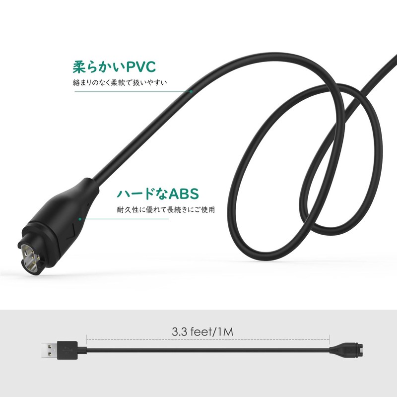 MoKo Charger Cable for Garmin Charging Port Dustproof Plug 1