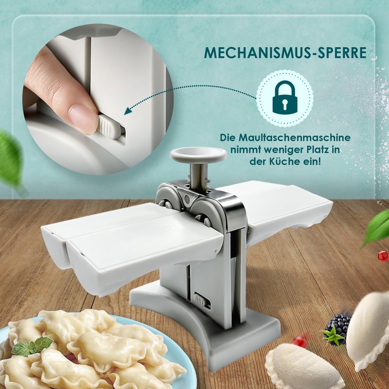 Compact Double Head Dumpling Maker Automatic Dumpling Maker and Stainless