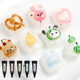 Jello Jello Zigzag Gel Mini Tube Gel Creamy 5-piece set / 젤로젤로 지그재그젤 미니 튜브젤 크리미 5종 세트