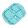 Ehucon Non-Slip Adaptive Scoop Plate with Extra Wall, Leak-proof Melamine