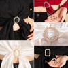 8 Pack Scarf Ring Clip，Shirt Clips for Women Clothing,Fashion Metal