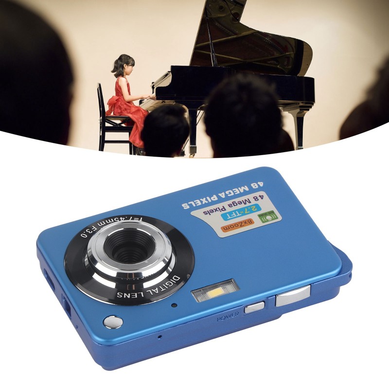 4K Digital Camera 48MP 2.7in LCD Display 8x Zoom Anti