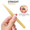 High Precision Lash Tweezers Set - Includes 3 Stainless Steel