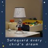 SUREYOND Rocket Lamp,Kids Lamp,Space lamp with E26 Blub & Shade,Space