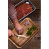 Oklahoma Joe's Blacksmith Cleaver & Chef Knife with Holster,Silver/Black