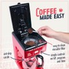 Nostalgia Retro 12-Cup Programmable Coffee Maker With LED Display, Automatic
