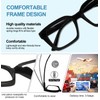 AEZUNI Retro Reading Glasses Women 4.0 Oversized Square Frame Fashion