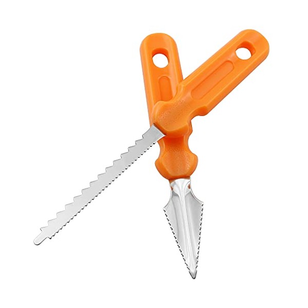 BLLNDX Pumpkin Carving Tool Double-sided Saw Knife and Nicking Tool
