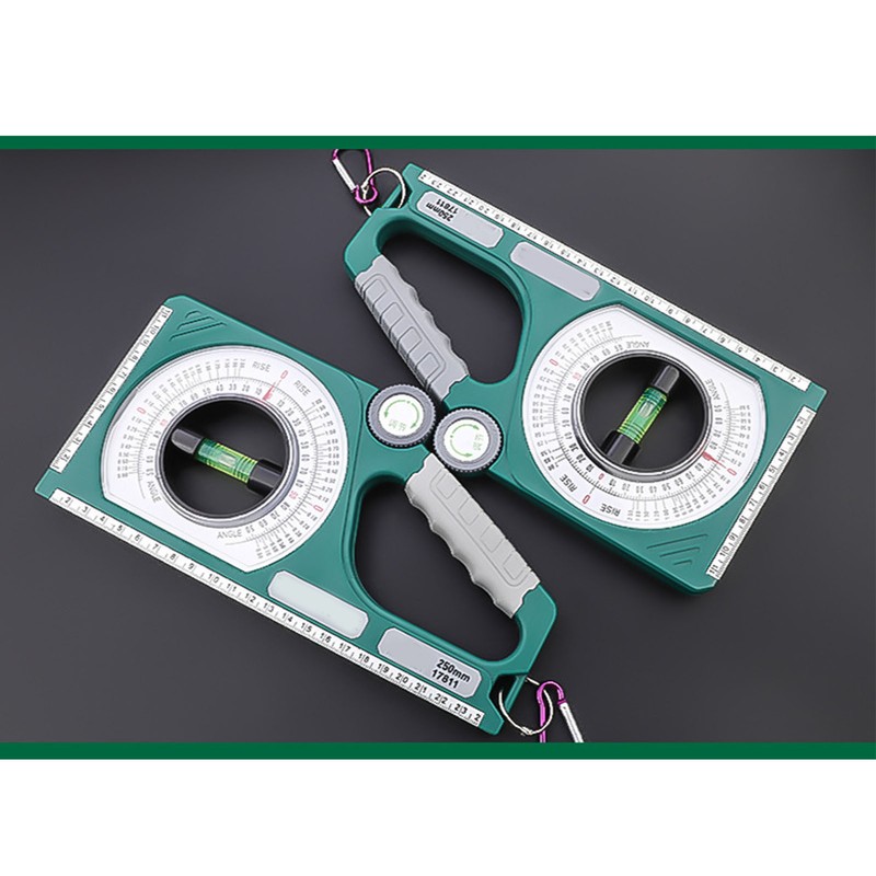 Inclinometer Multifunctional Bubble Level Angle Meter Clear Scale High Strength