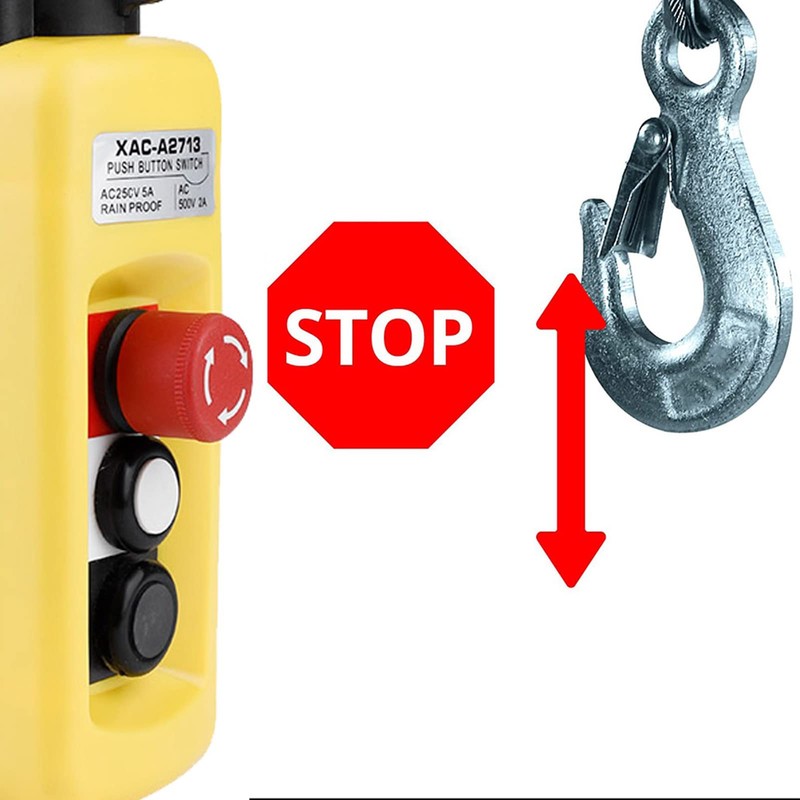 Hilitand Push Button Switch for Crane Chain Hoist Lifting Trailer