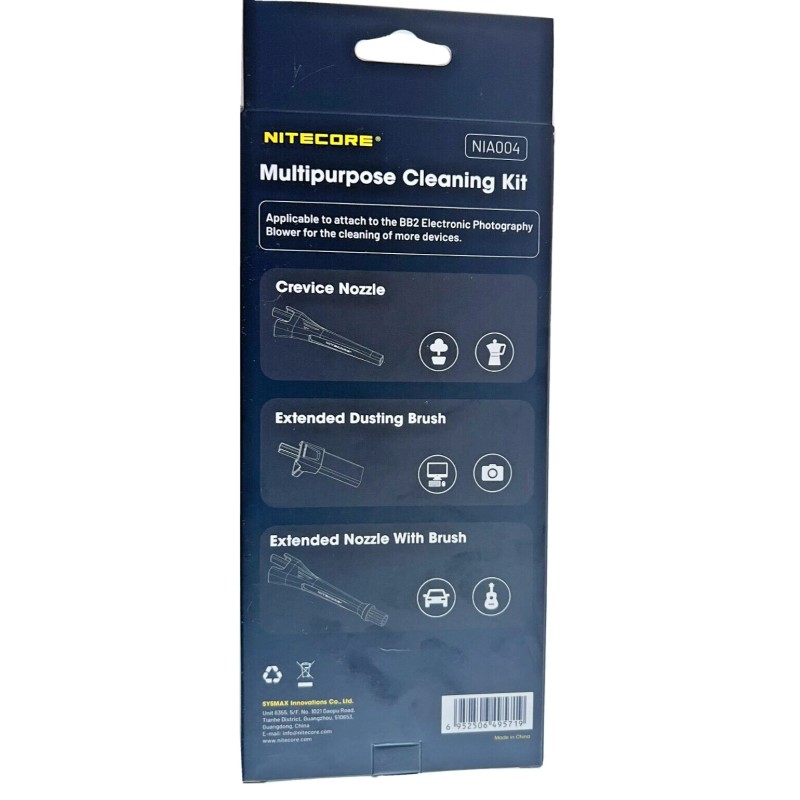 Nitecore NIA004 Multipurpose Extended Cleaning Kit for BB2 Electronic Air
