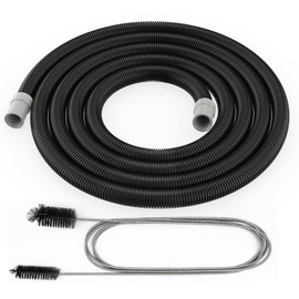 A20015 Aquarium Ribbed Hose for Fluval 307, 407 - Aquarium Canister Filter Tubing Replacement Compatible with Fluval Hosing 306, 406 with Brush