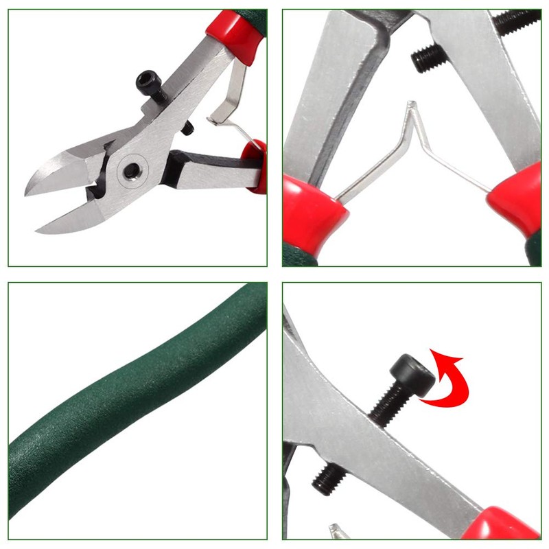 SPEEDWOX Nippers Precision Nippers with Blade Adjustment Screws Cr-V Steel